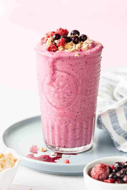 Raspberry Blueberry Smoothie