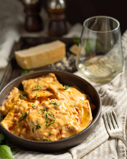 Easy Lobster Ravioli Cream Sauce