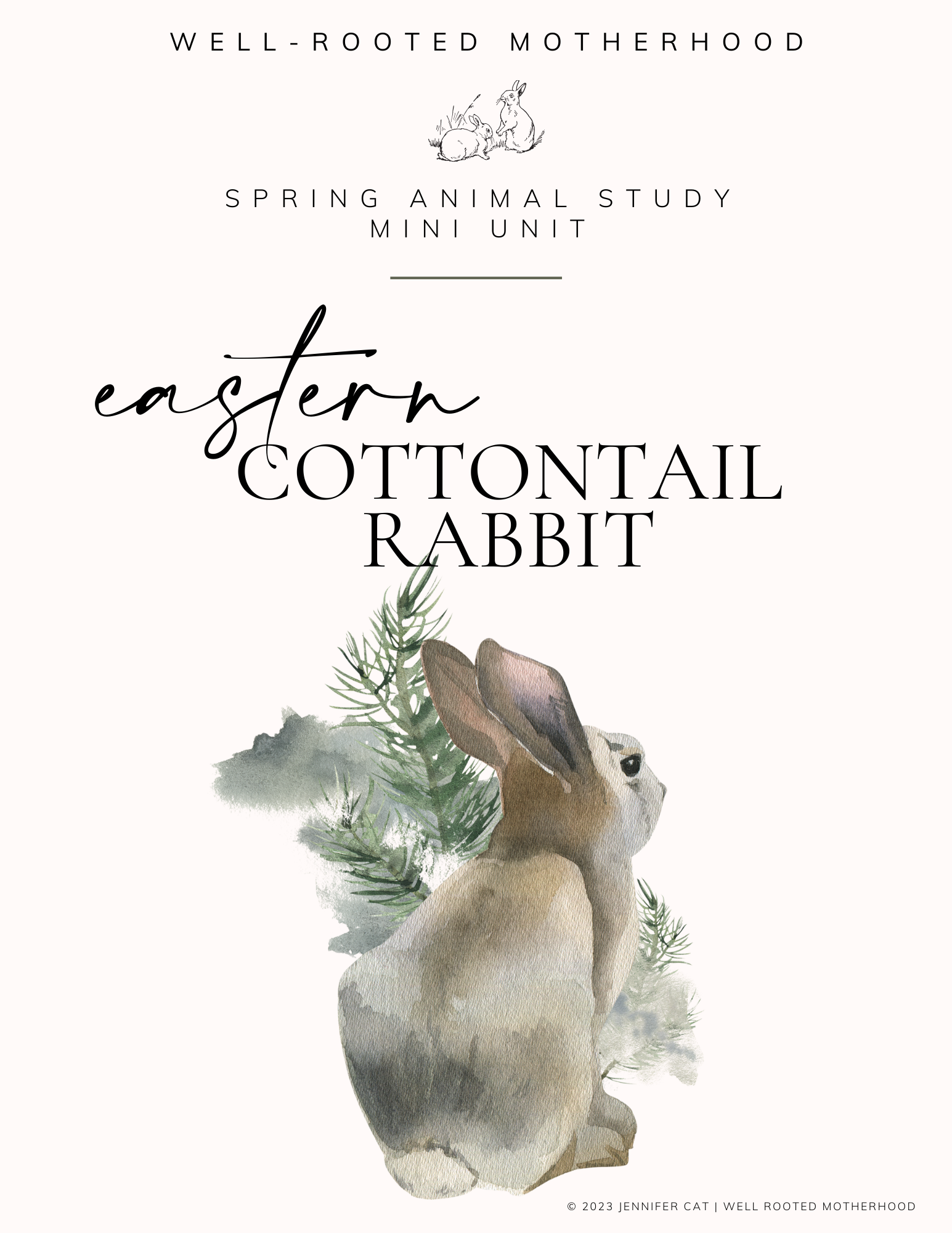 Rabbit Animal Study Unit for Homeschool