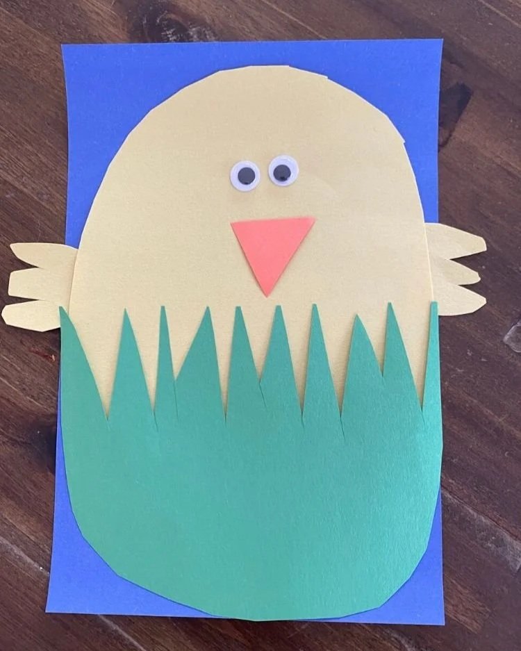 Easy Paper Chick Craft