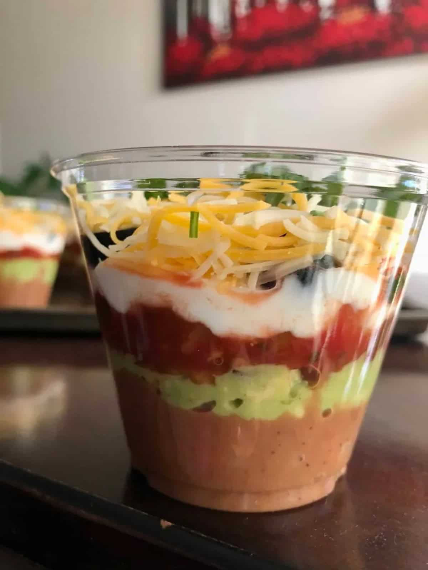 Easy 7 Layer Dip