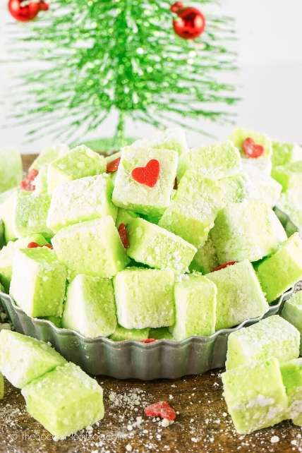 Grinch Marshmallows