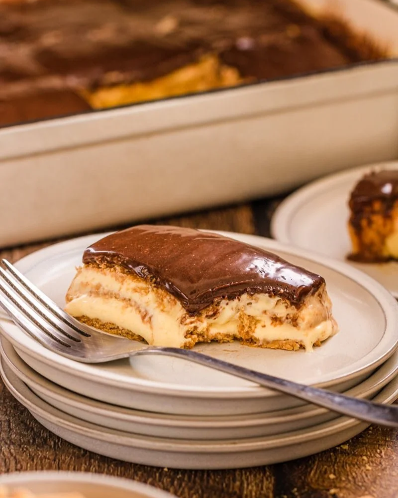 Old Fashioned Chocolate Eclair Cake