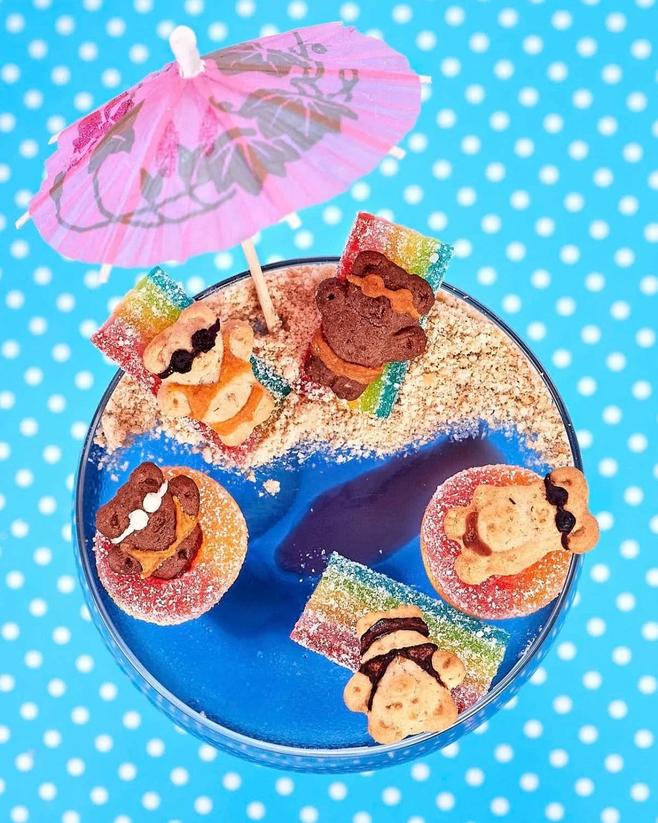 beach Party Jello Cups