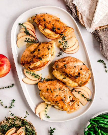 Apple and Brie Stuffed Chicken Breast