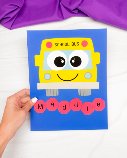 School Bus Name Craft