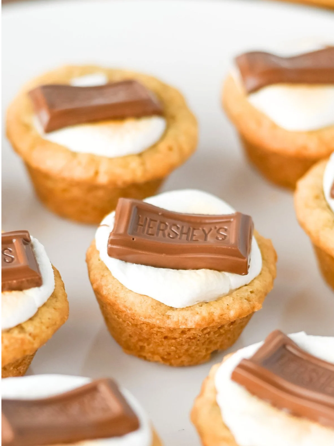Mini S'mores Cookie Cups