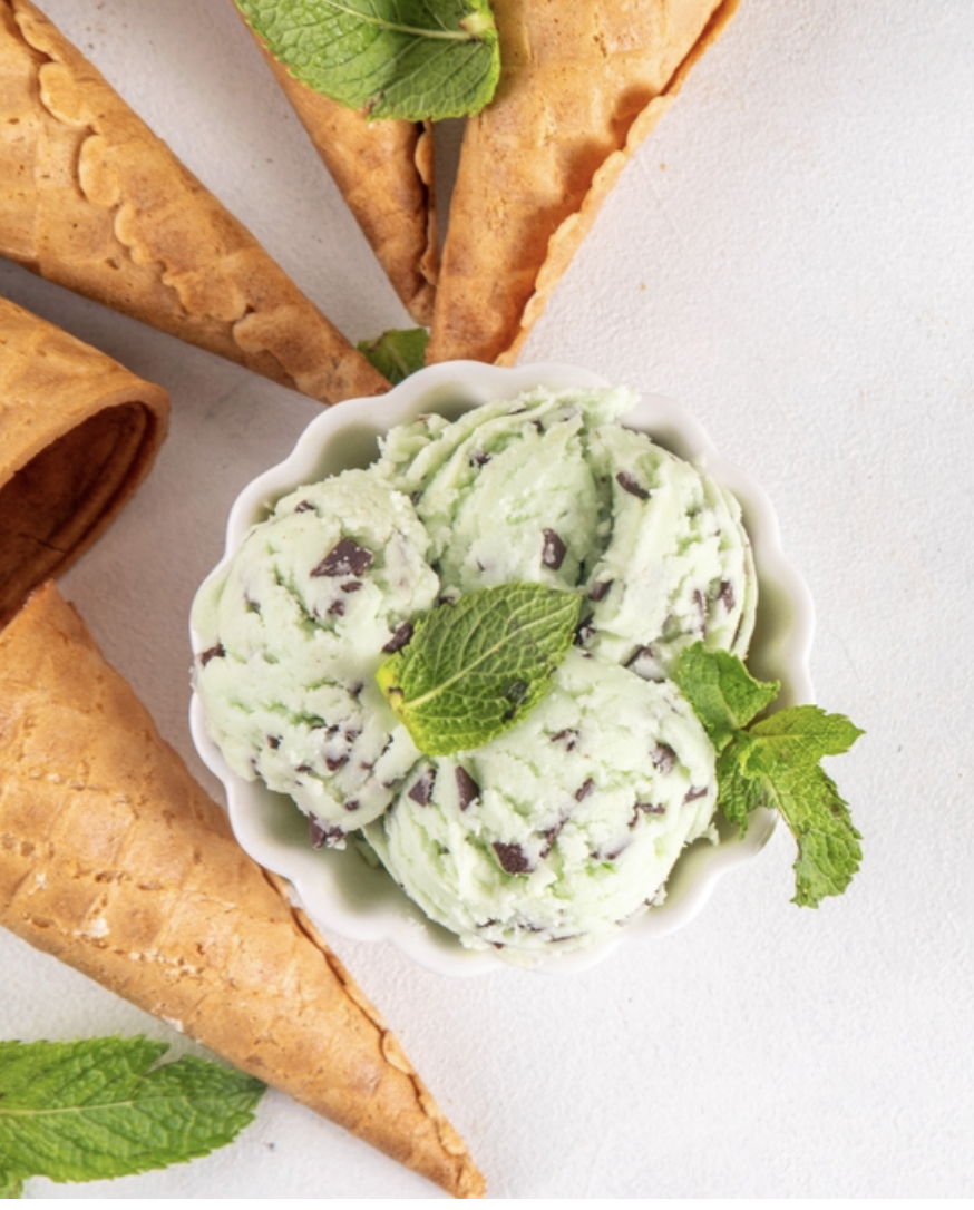 Mint Chocolate Chip Ice Cream