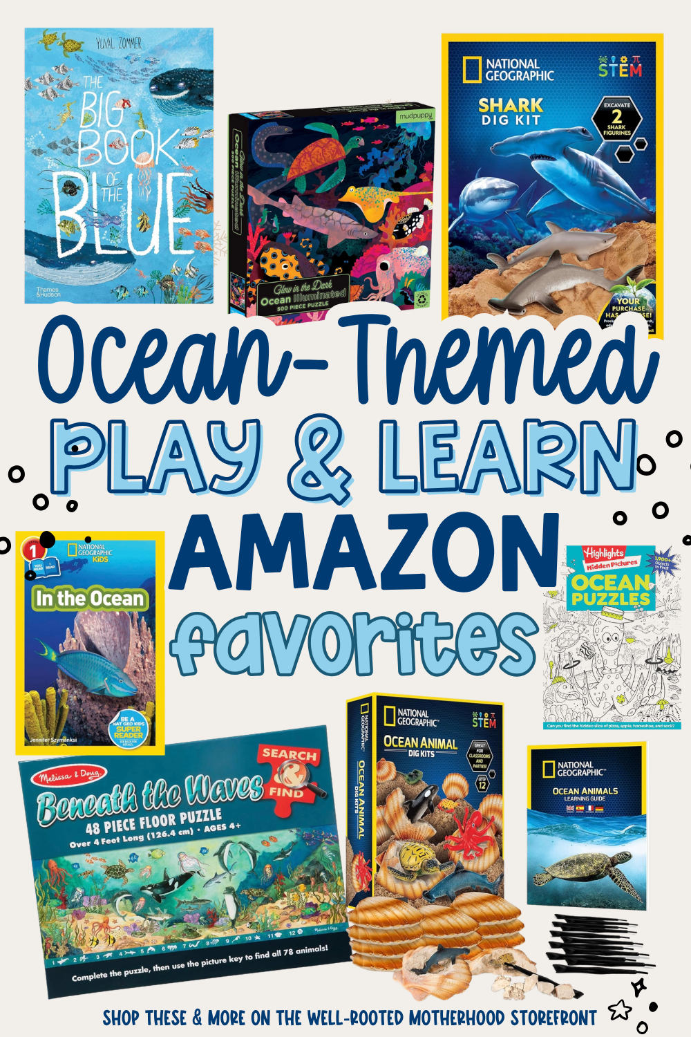 Ocean Themed Toys and Activities from Amazon