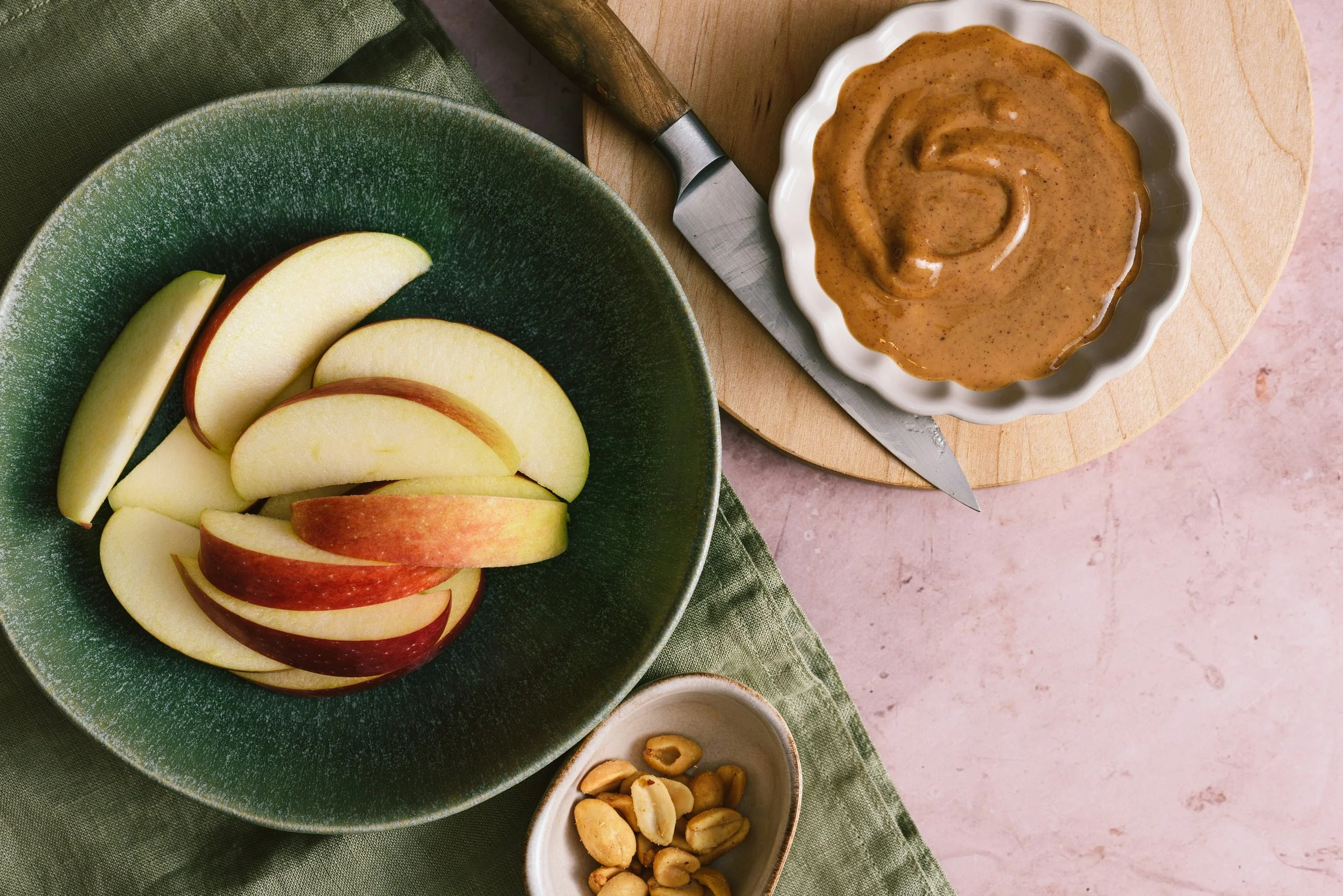 easy after school snack ideas apple and peanutbutter