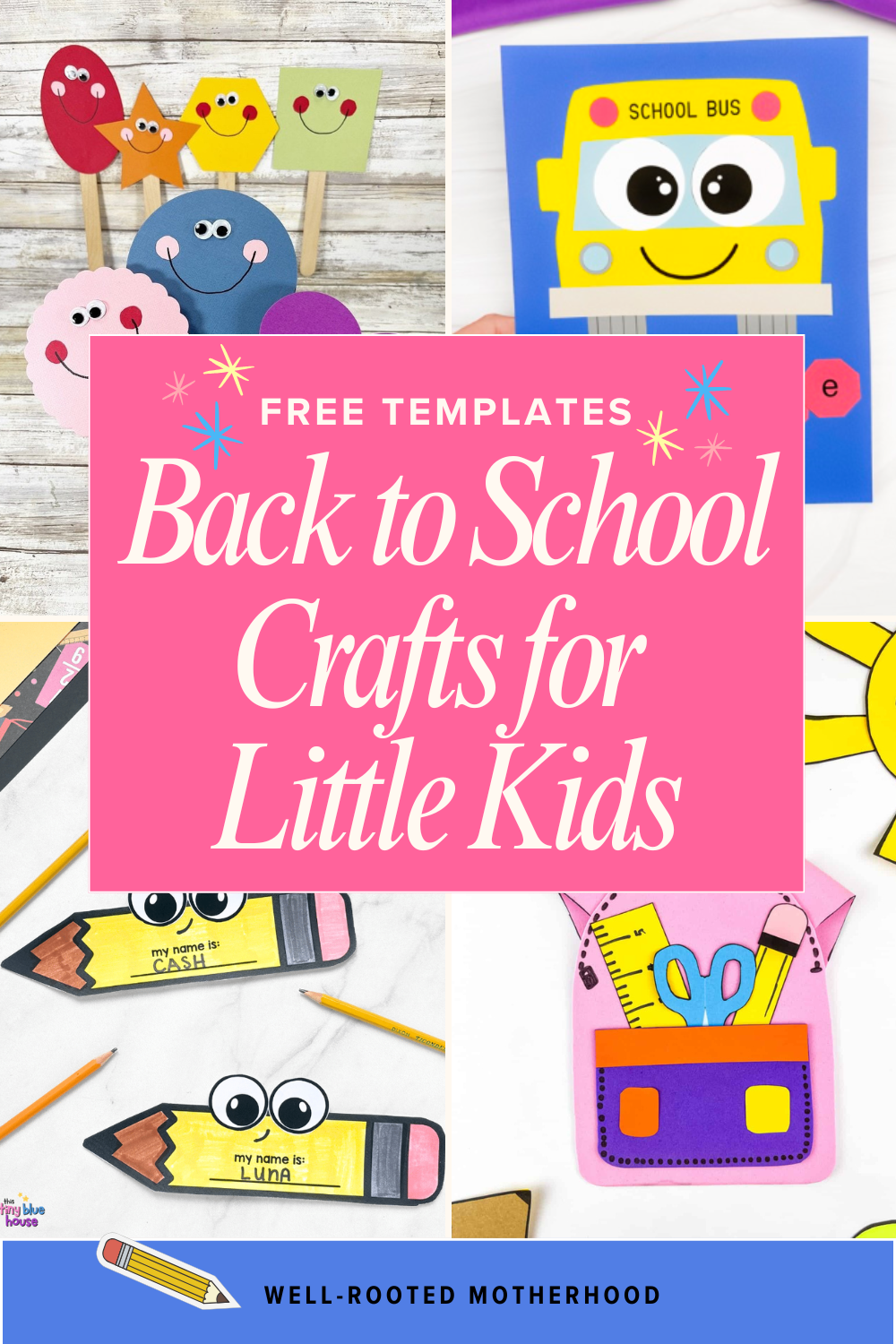 Back to school themed crafts for preschool kindergarten