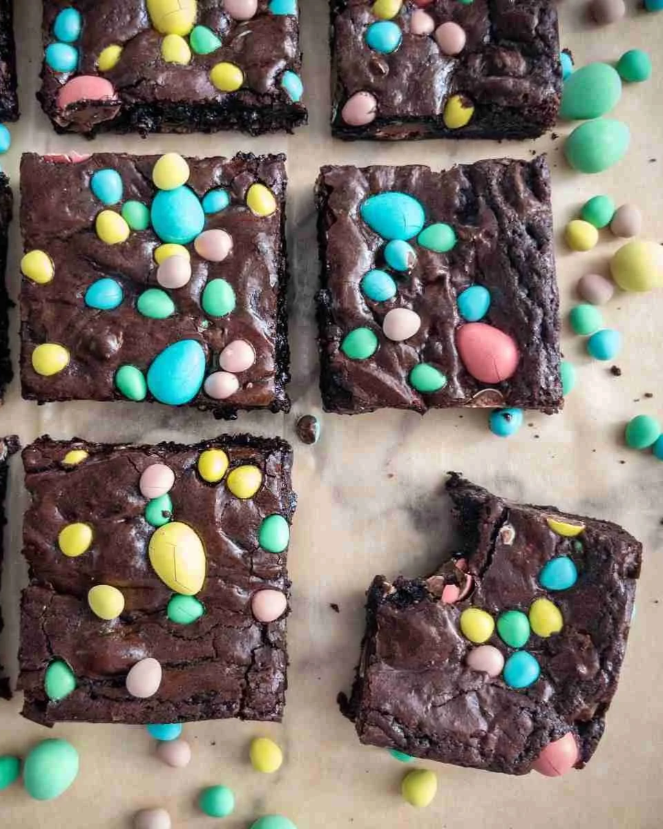 Mini Egg Easter Brownies