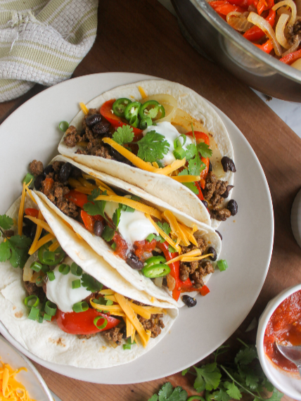 Ground Beef Fajitias