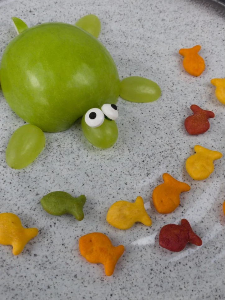 Healthy Apple Sea Turtle Snack