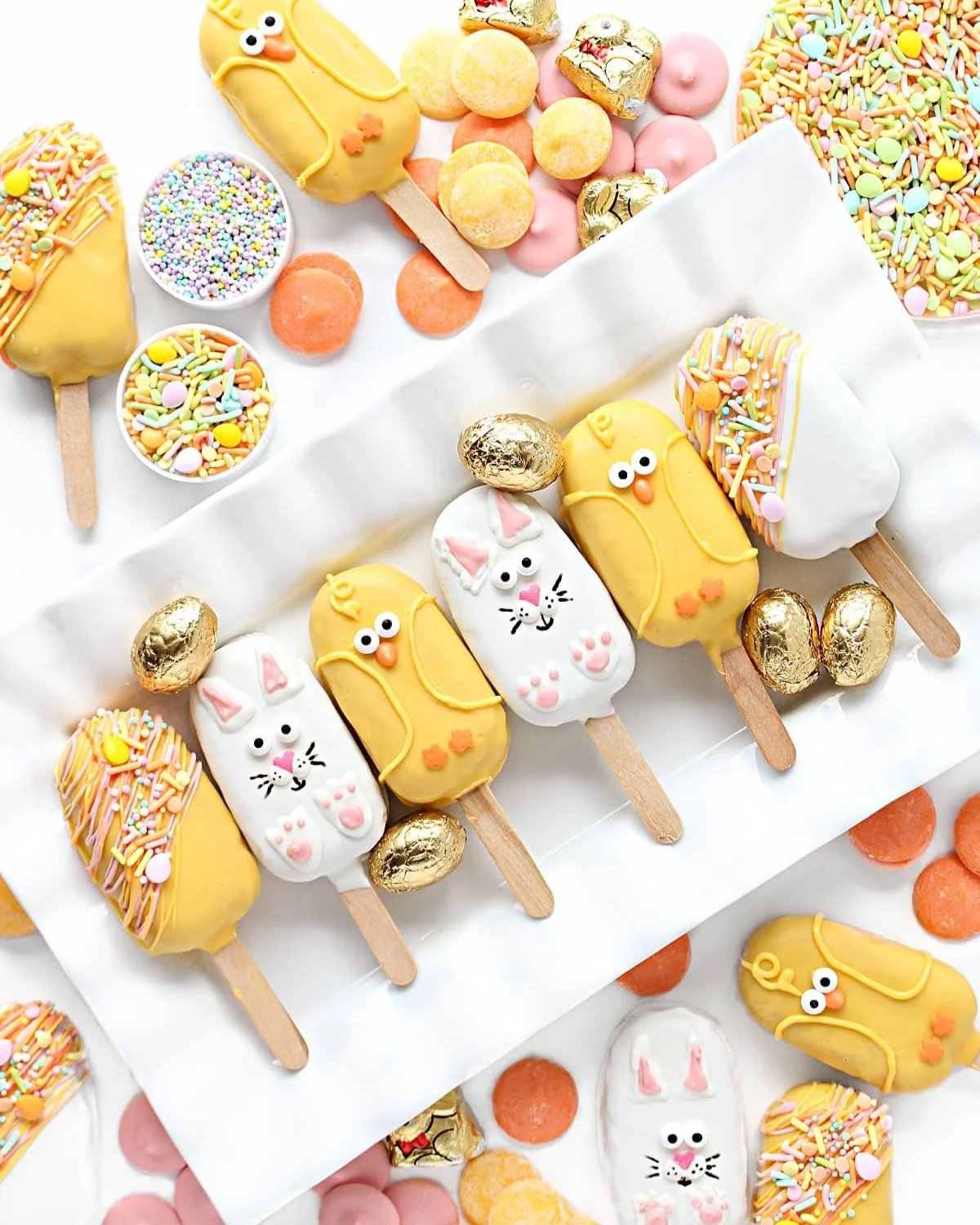 Easter Peanut Chews Candy Bars