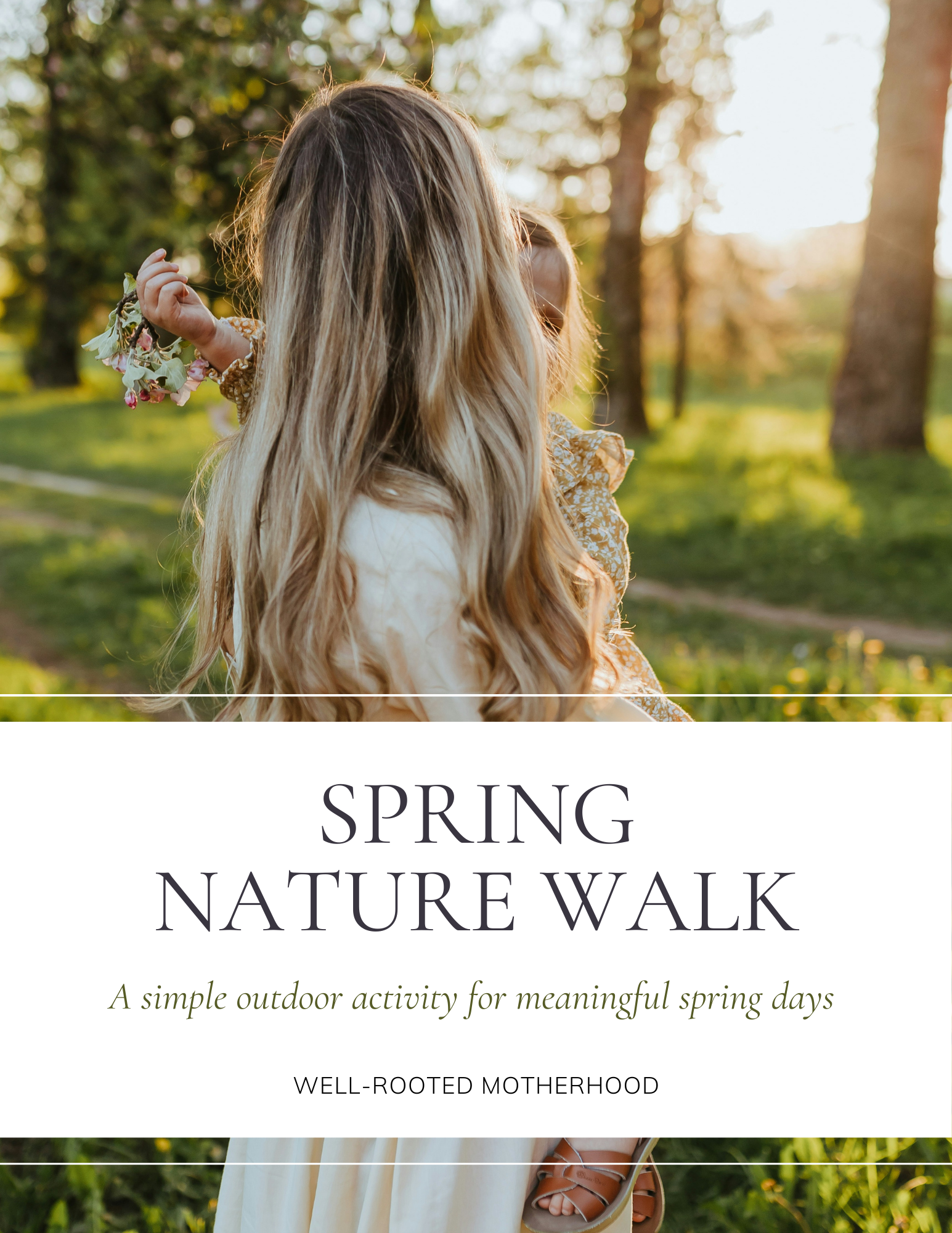 Free Spring Nature Walk Guide for Kids