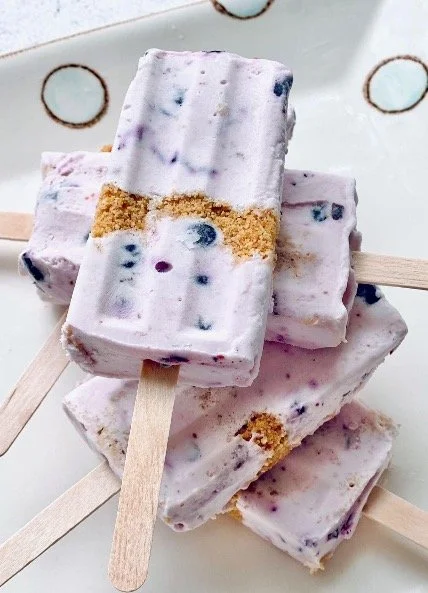 Blueberry Cheesecake Pops
