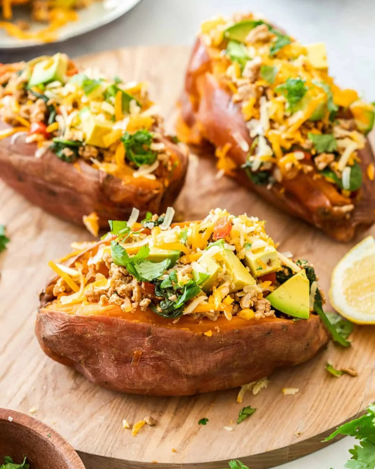 Taco Stuffed Sweet Potatos