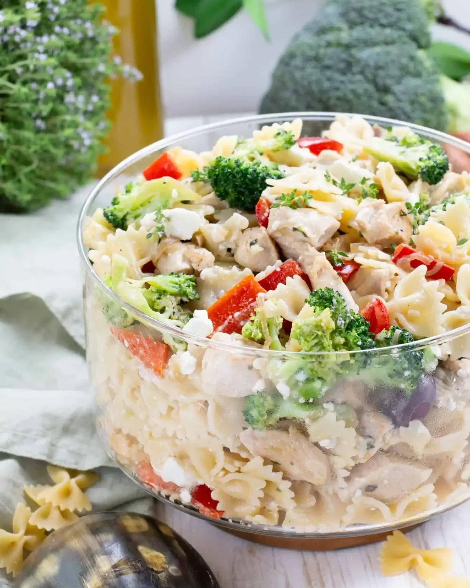 Broccoli and Chicken Pasta Salad