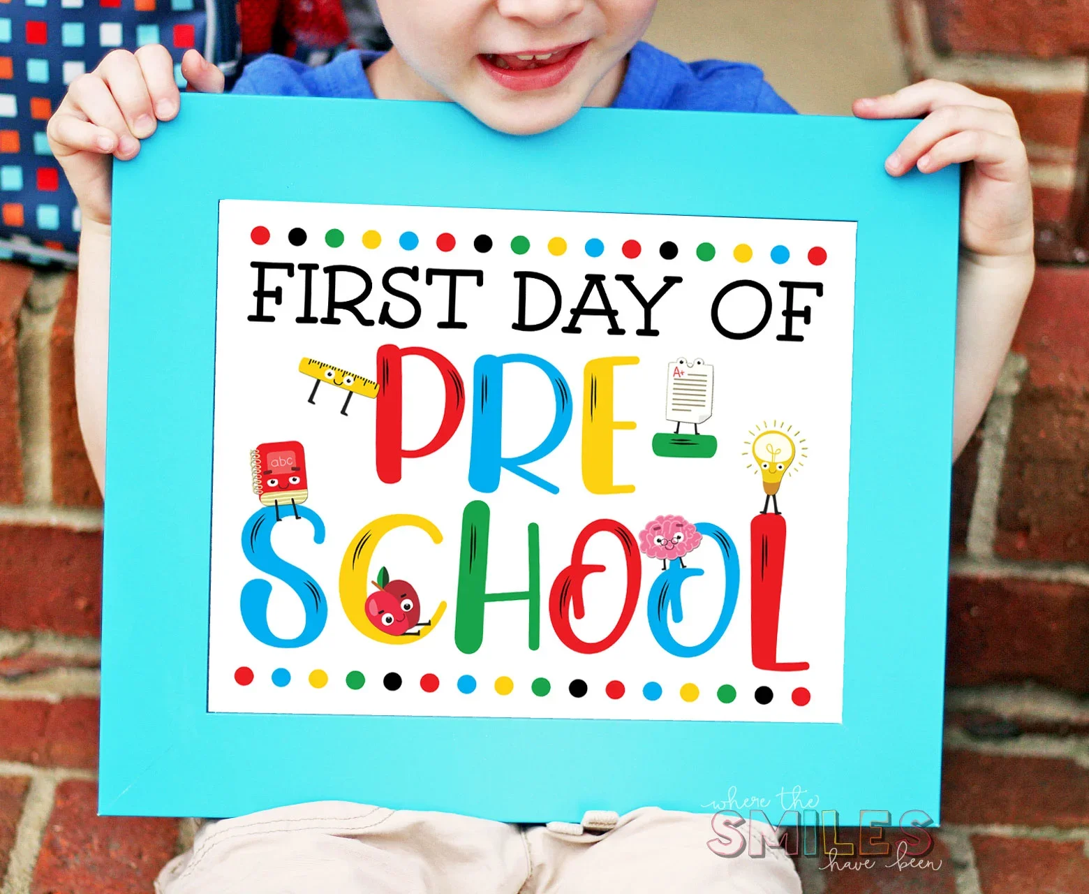 First Day of School Sign Free Printable