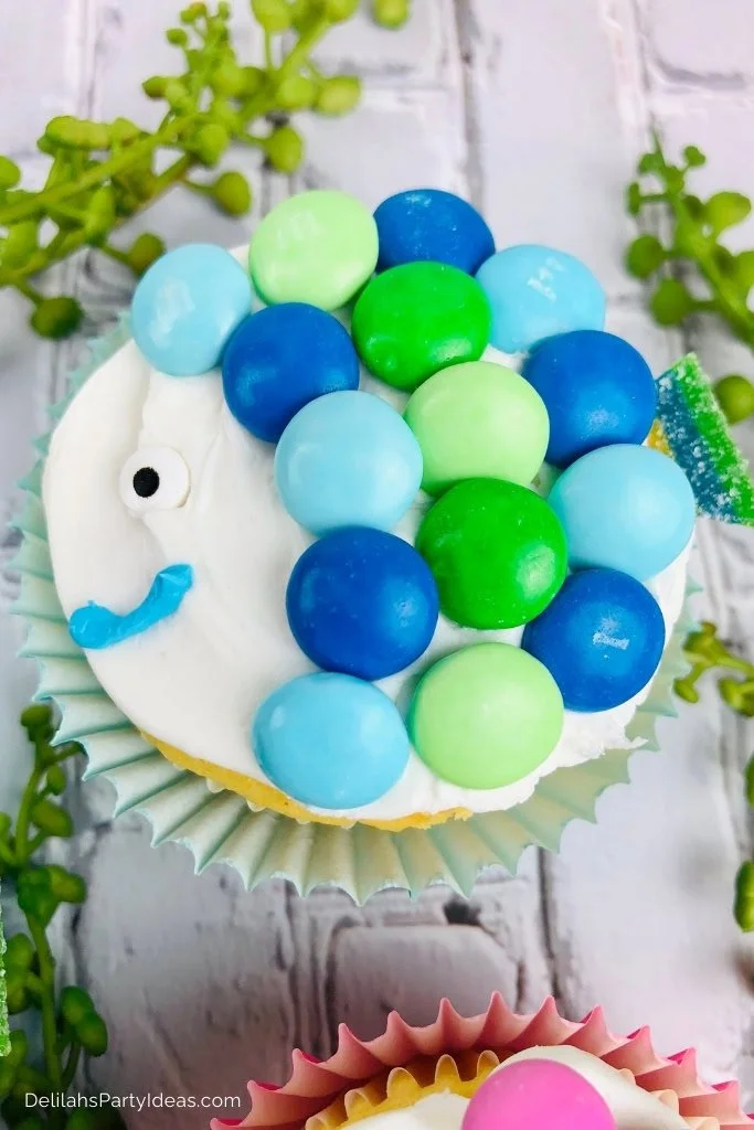 Easy Cute Fish Cupcakes
