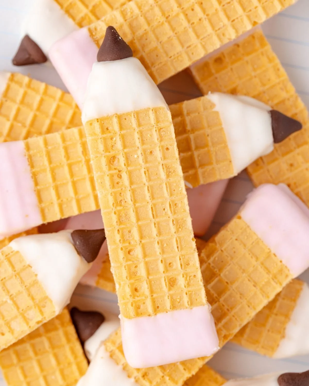Easy No Bake Pencil Cookies for the First Day of School