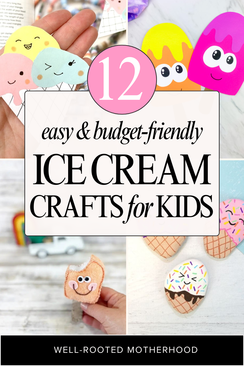 Ice Cream Themed Crafts for Kids