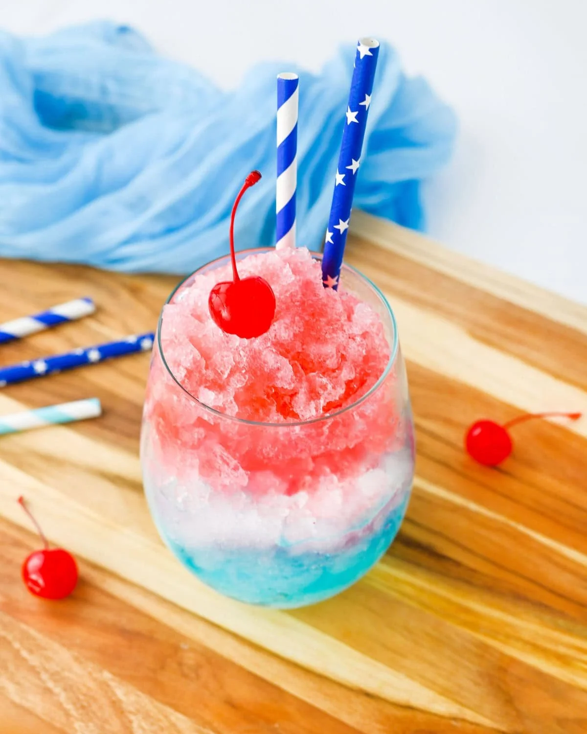 Red, White, and Blue Slushies