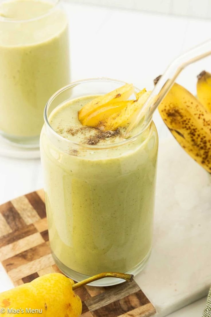 Creamy Pear Smoothie (High-Protein!) - Mae's Menu.jpeg