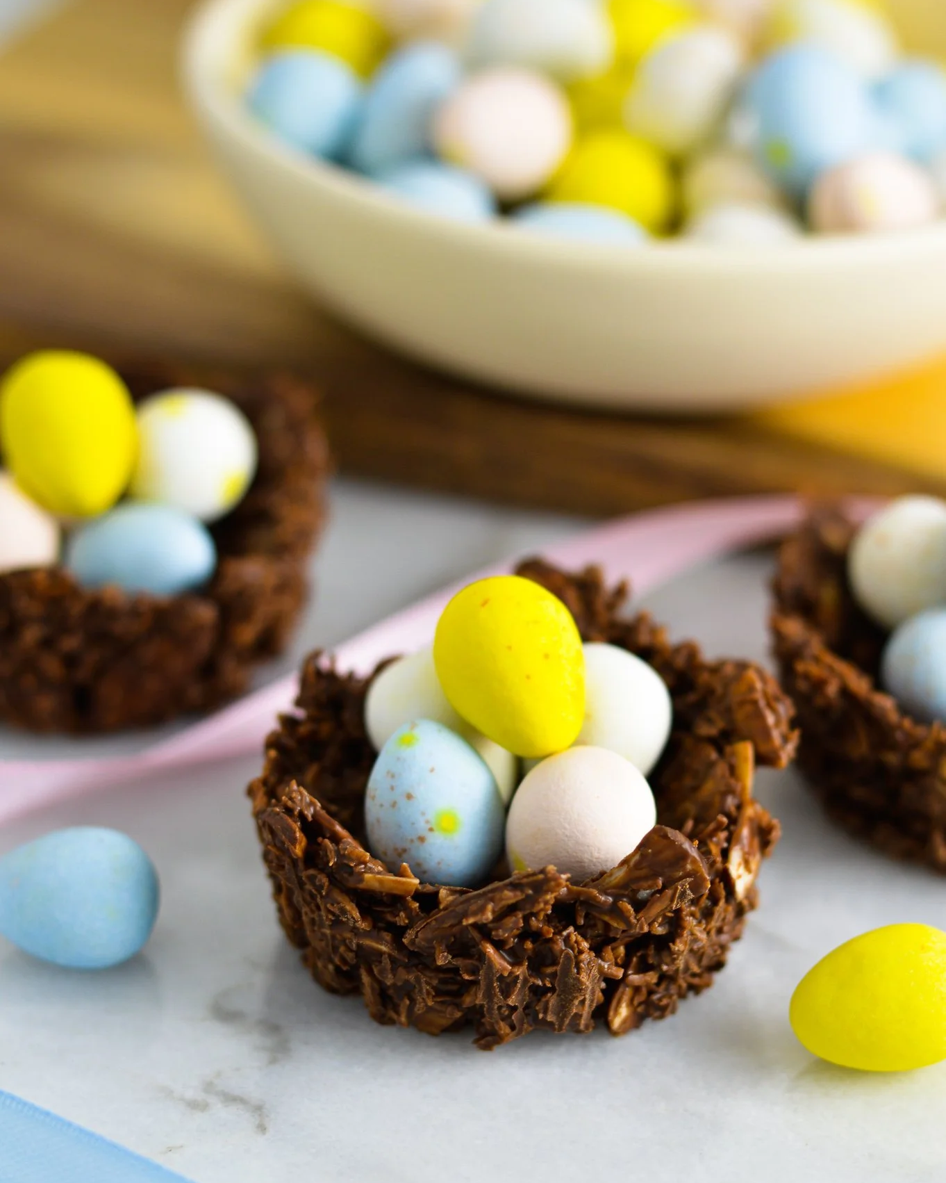 Almond Joy Easter Egg Nests