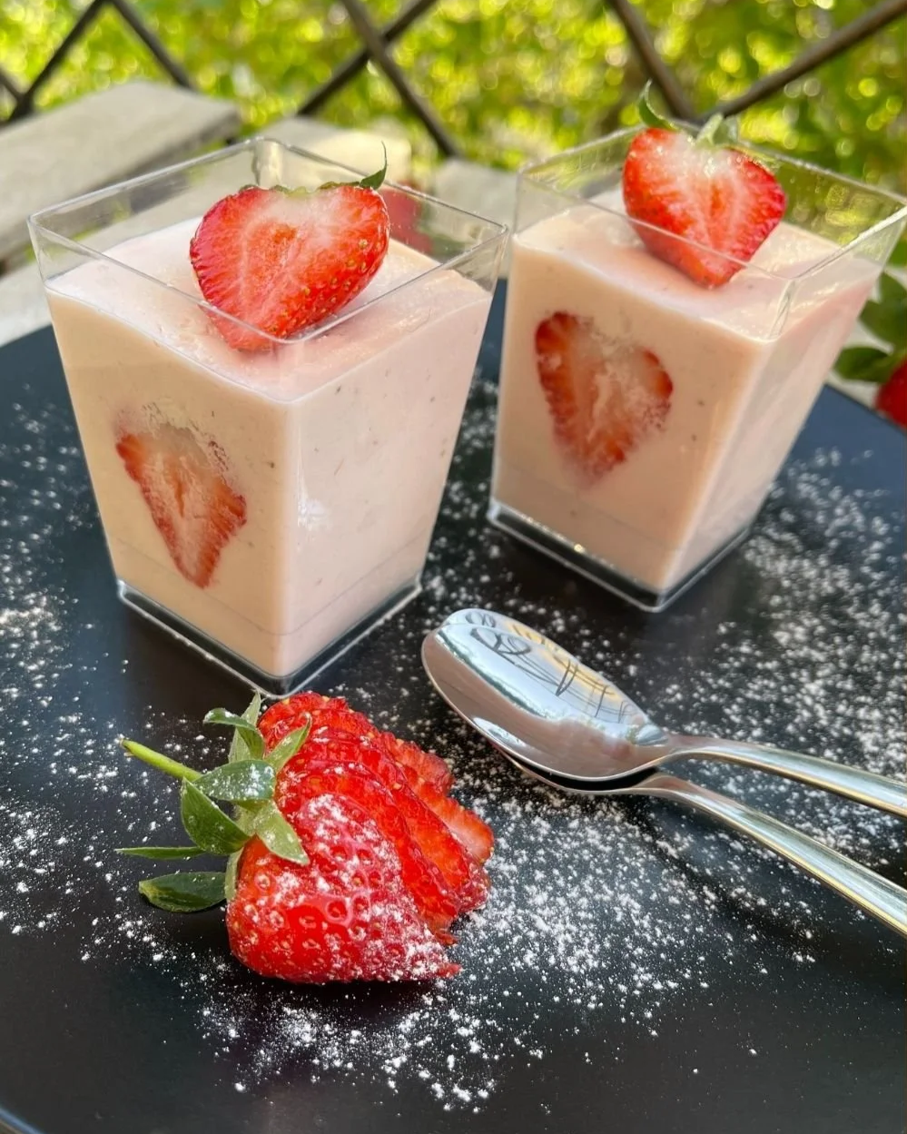 Strawberry Panna Cotta
