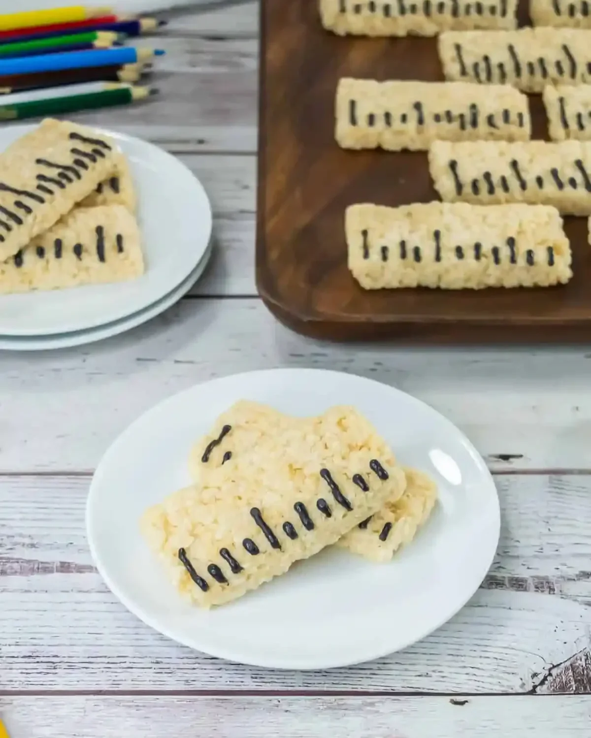 Ruler Rice Krispie Treats for Back to School
