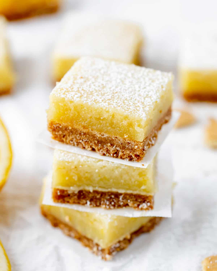 Easy Lemon Bars with Graham Cracker Crust