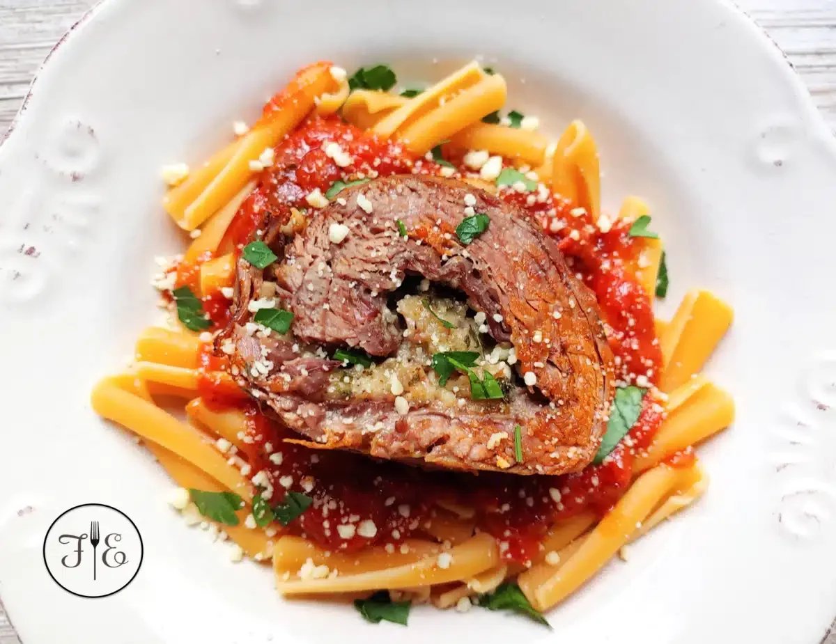 Slow Cooker Beef Braciole