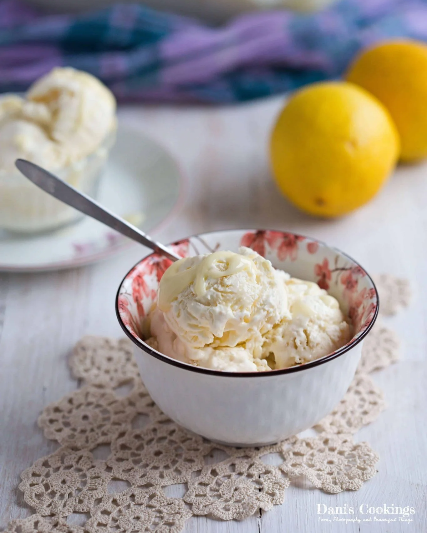 No-Churn Lemon Cheesecake Ice Cream