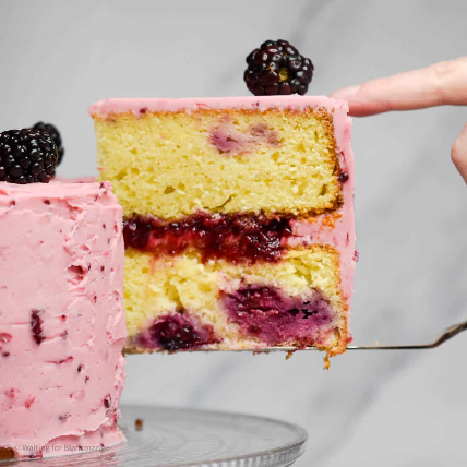 Lemon Blackberry Cake