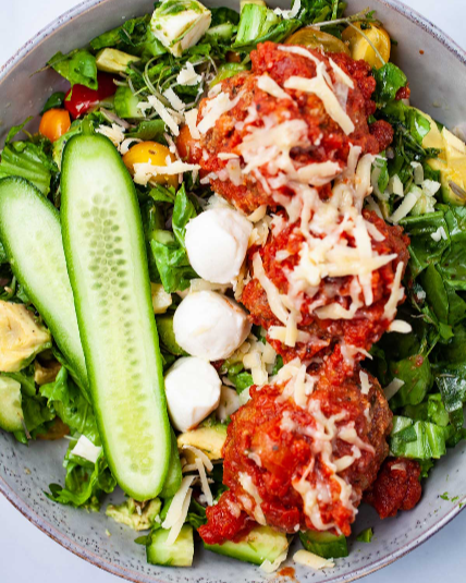 Italian Meatball Salad
