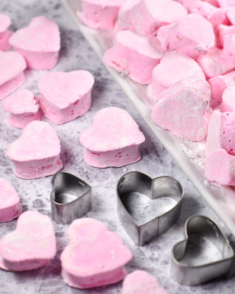 Strawberry Marshmallow Hearts