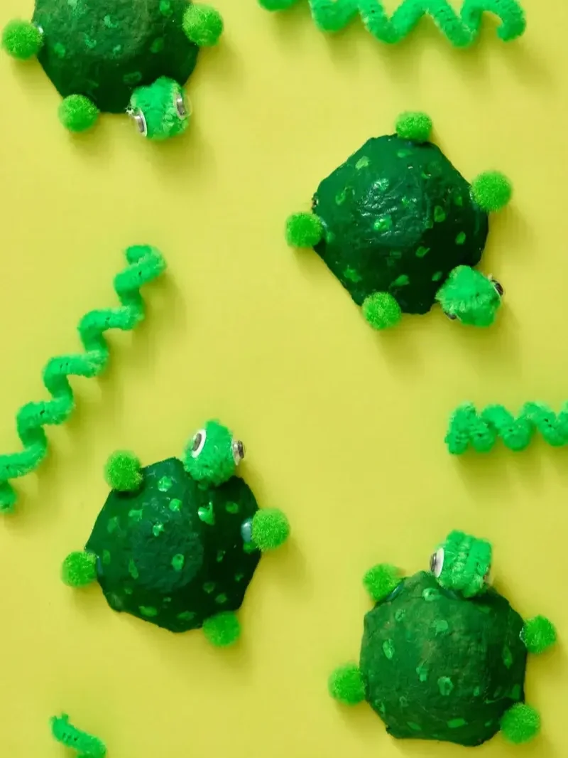 Egg Carton Turtle Craft