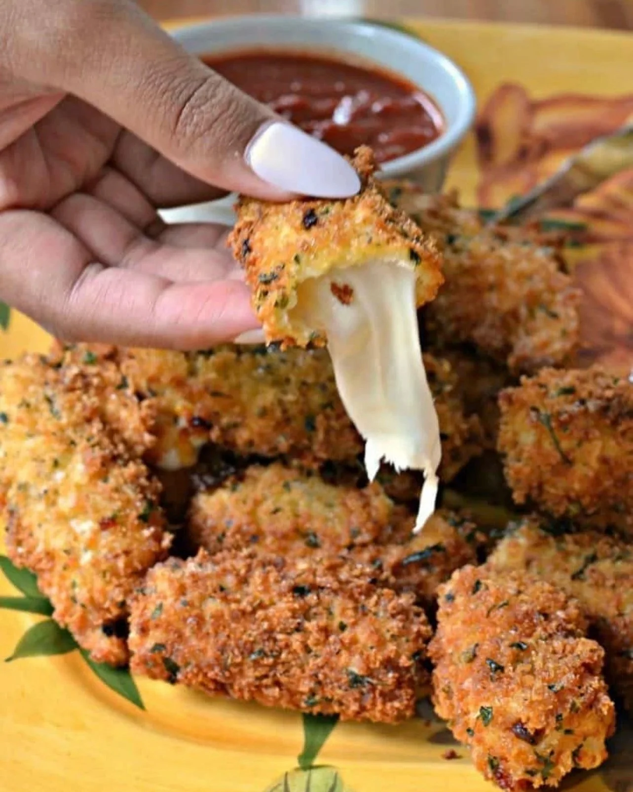 Panko Breaded Mozzarella Sticks