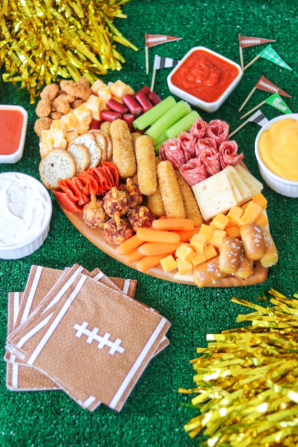Football Charcuterie Board