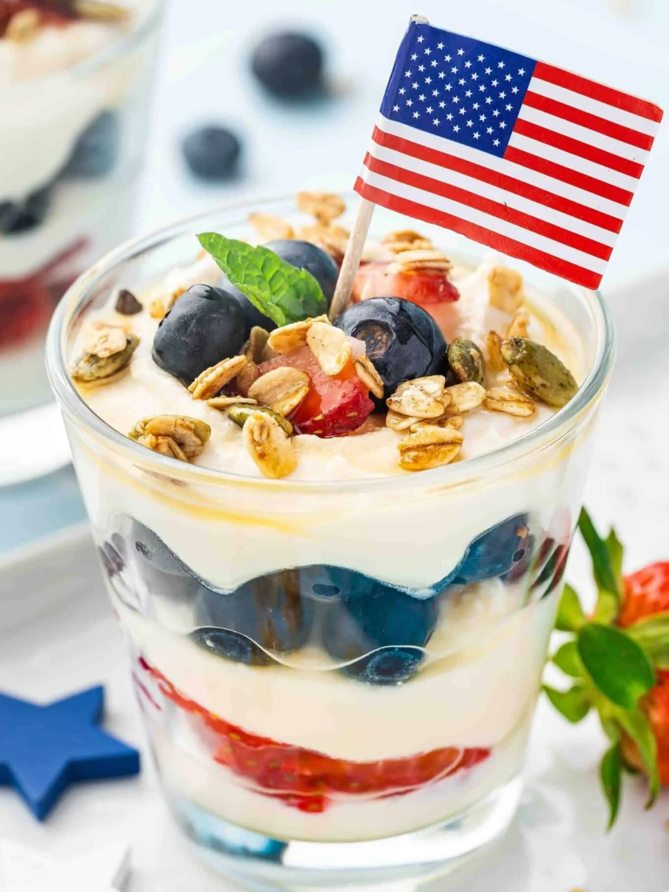 Summer Berry Ricotta Parfait