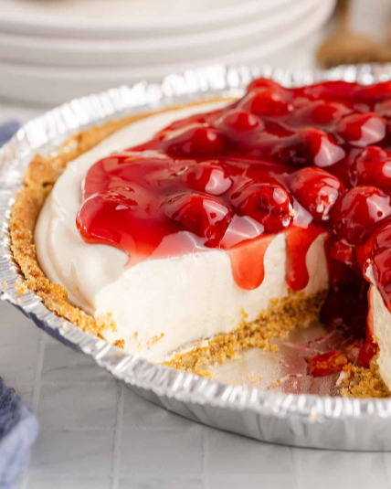 No Bake Cherry Cheesecake