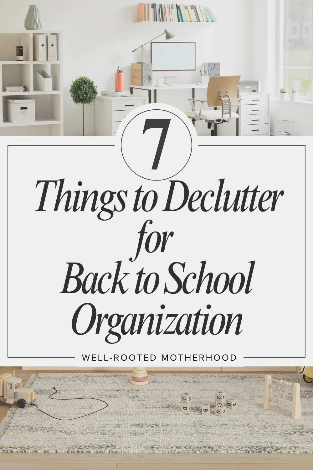 ack to school organization for moms