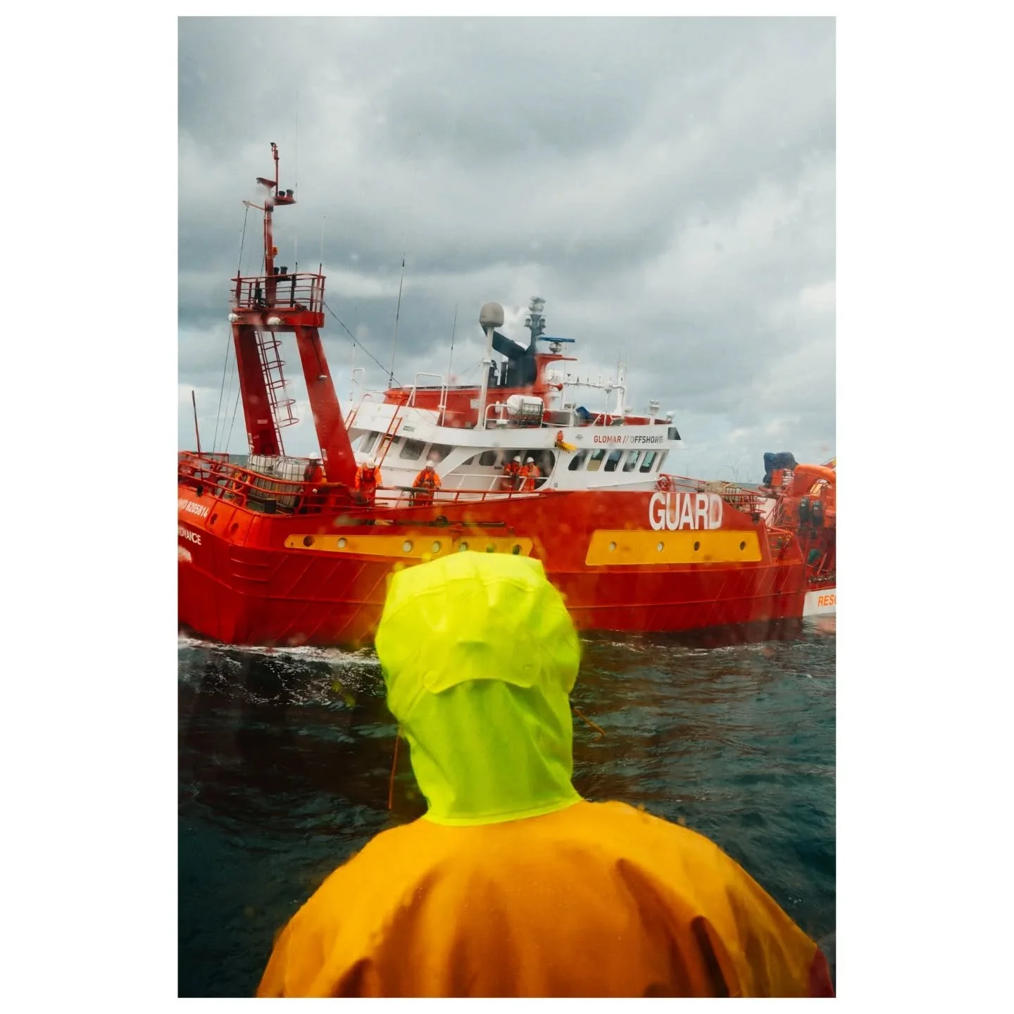 Sea going trips are full of surprises. I thought I've seen it all, but this was the first time for me. During steaming between survey stations under not-so-great sea conditions our main propeller caught one of the nets and the vessel became unmaneuve