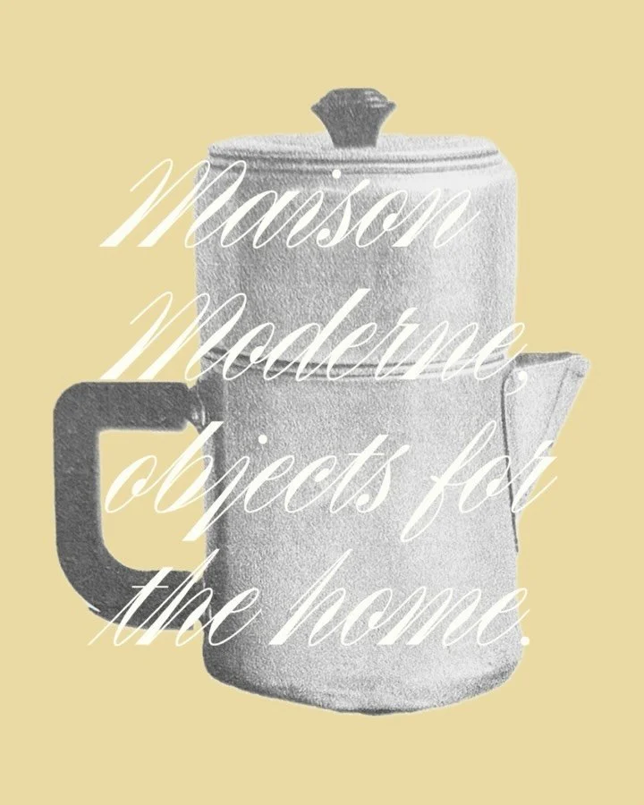 Objects for the home. A small collection of vintage homewares available now. Maison Moderne. 

Wine glasses, egg cups, brass, silver and more. Curated goods inspired by the mid-century modern design era. Sinatra meets Eames. Bonne journ&eacute;e!

Ca