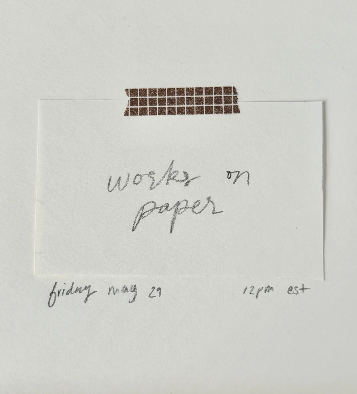 Original works on paper, tomorrow 5/29 at 12pm est. 

Abstract mark making studies. Acrylic, graphite, crayon on vintage letterhead paper. 

juliarosemuller.com/art