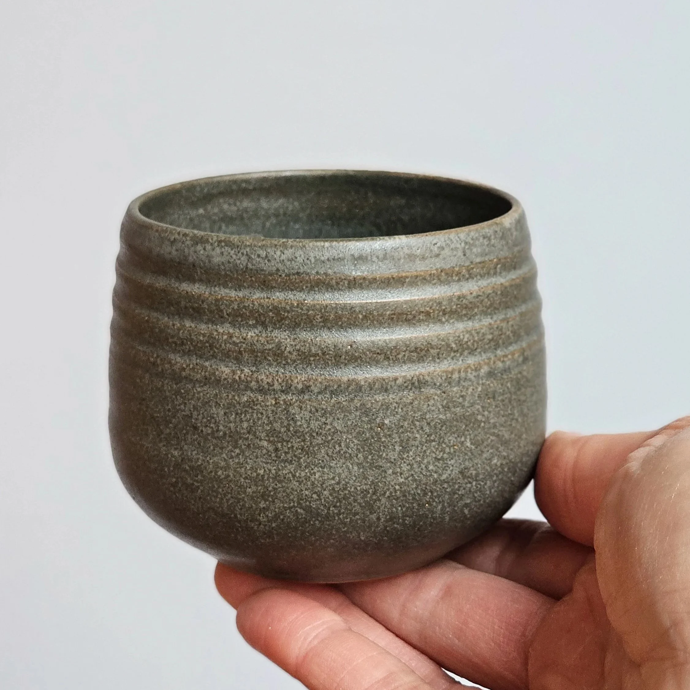 handmade pottery coffee cup