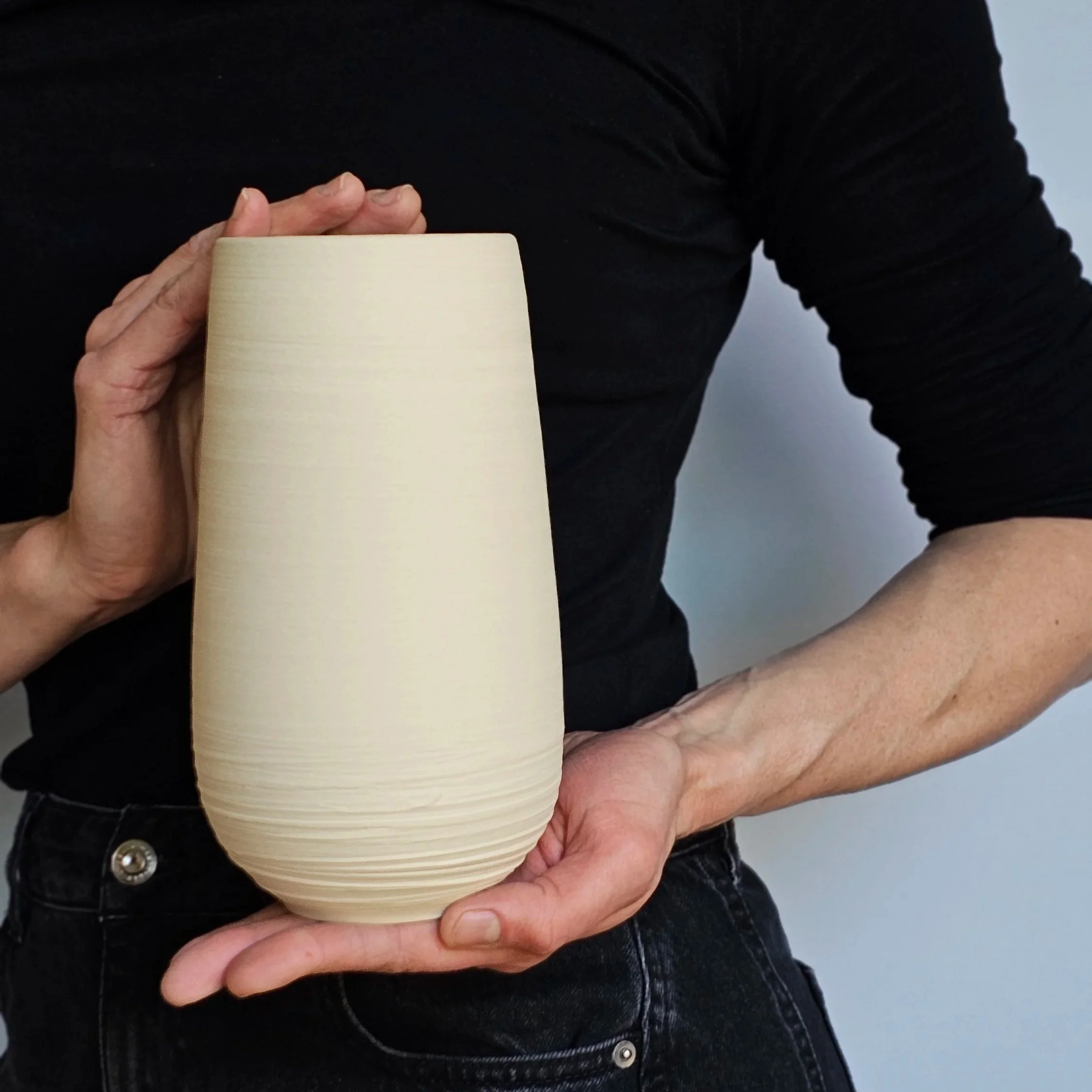Handmade ceramic vase