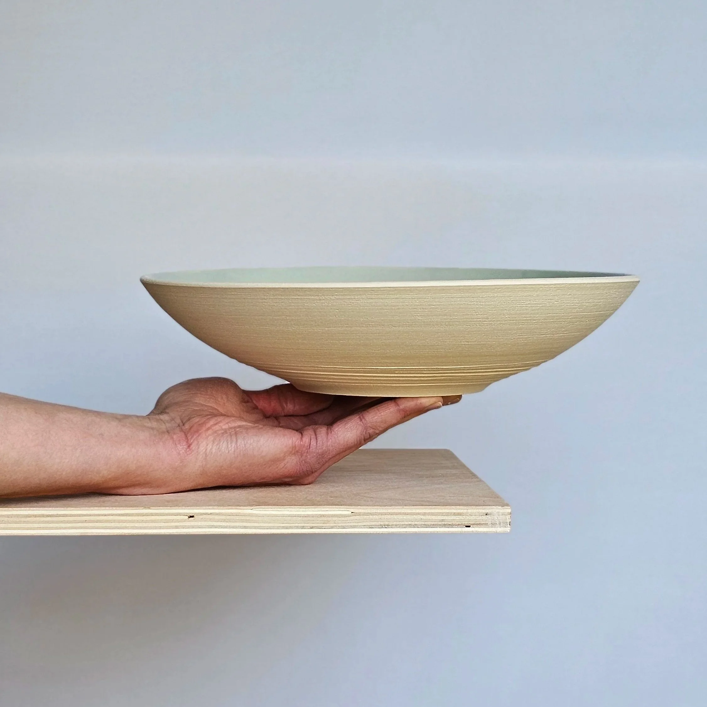 Handmade ceramic serving dish